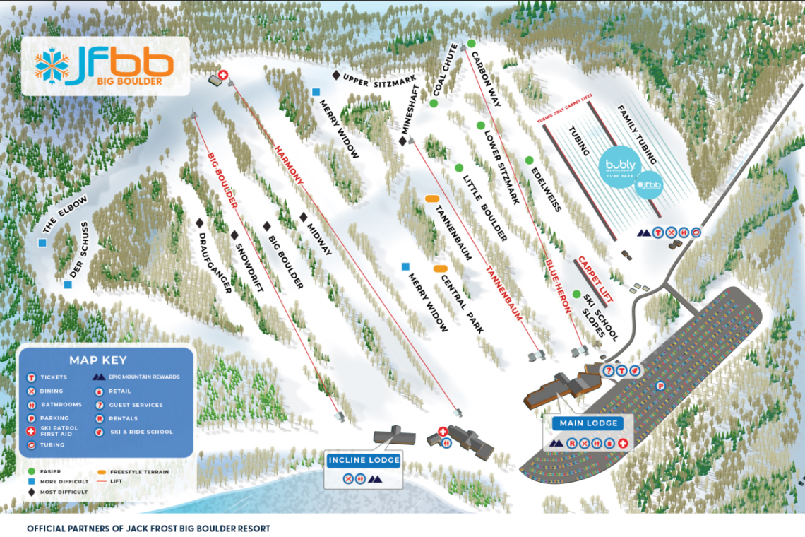 Big Boulder Map Trail
